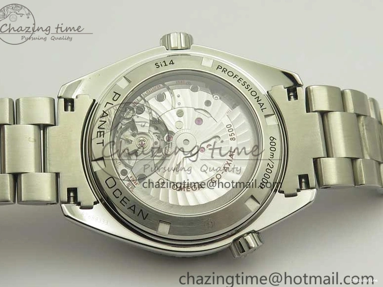 0117 Durable Planet Ocean Professional Ceramic Bezel 45.5mm 1:1 VSF Best Edition Orange Markers on SS Bracelet A8500 Super Clone 8052